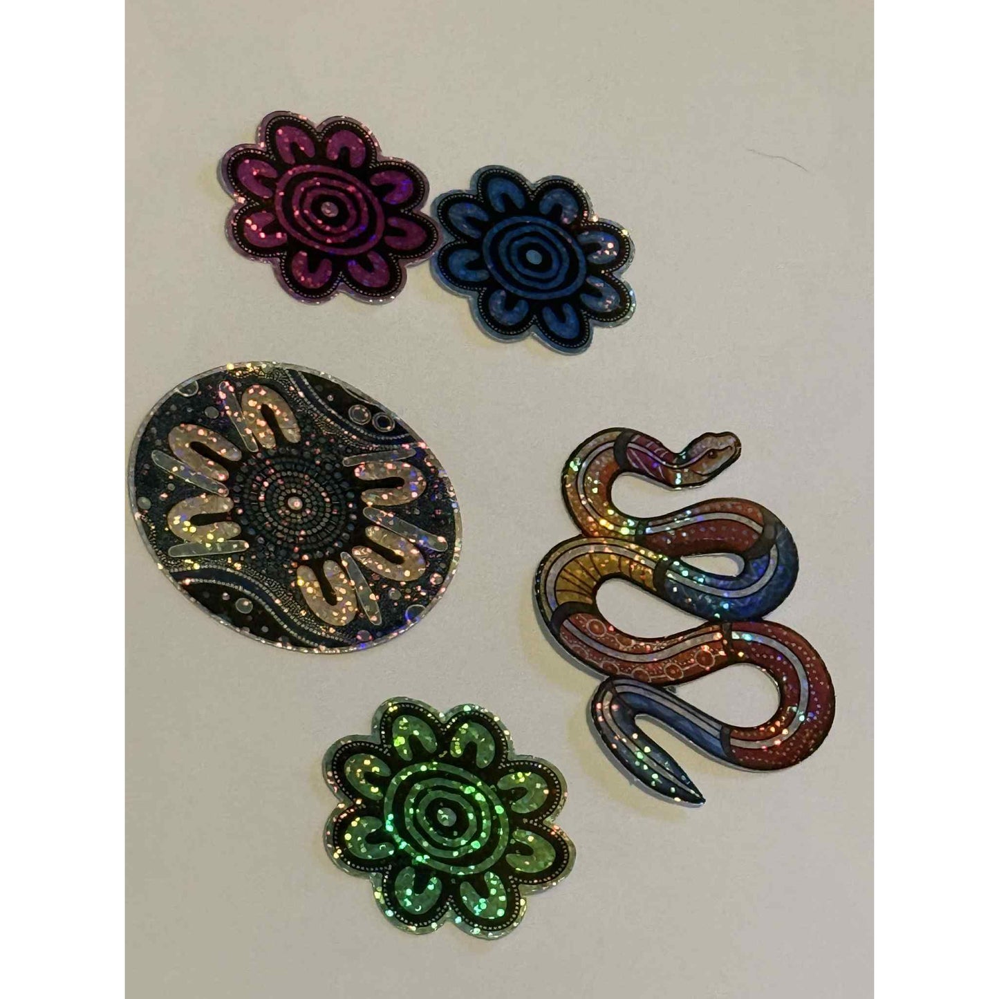 Metallic Glitter Stickers