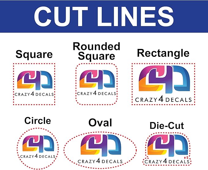 Custom Premium Die-Cut Stickers Upload your file see below for instructions