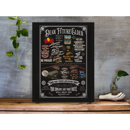 Dear Future Elder Wall Decal / Print