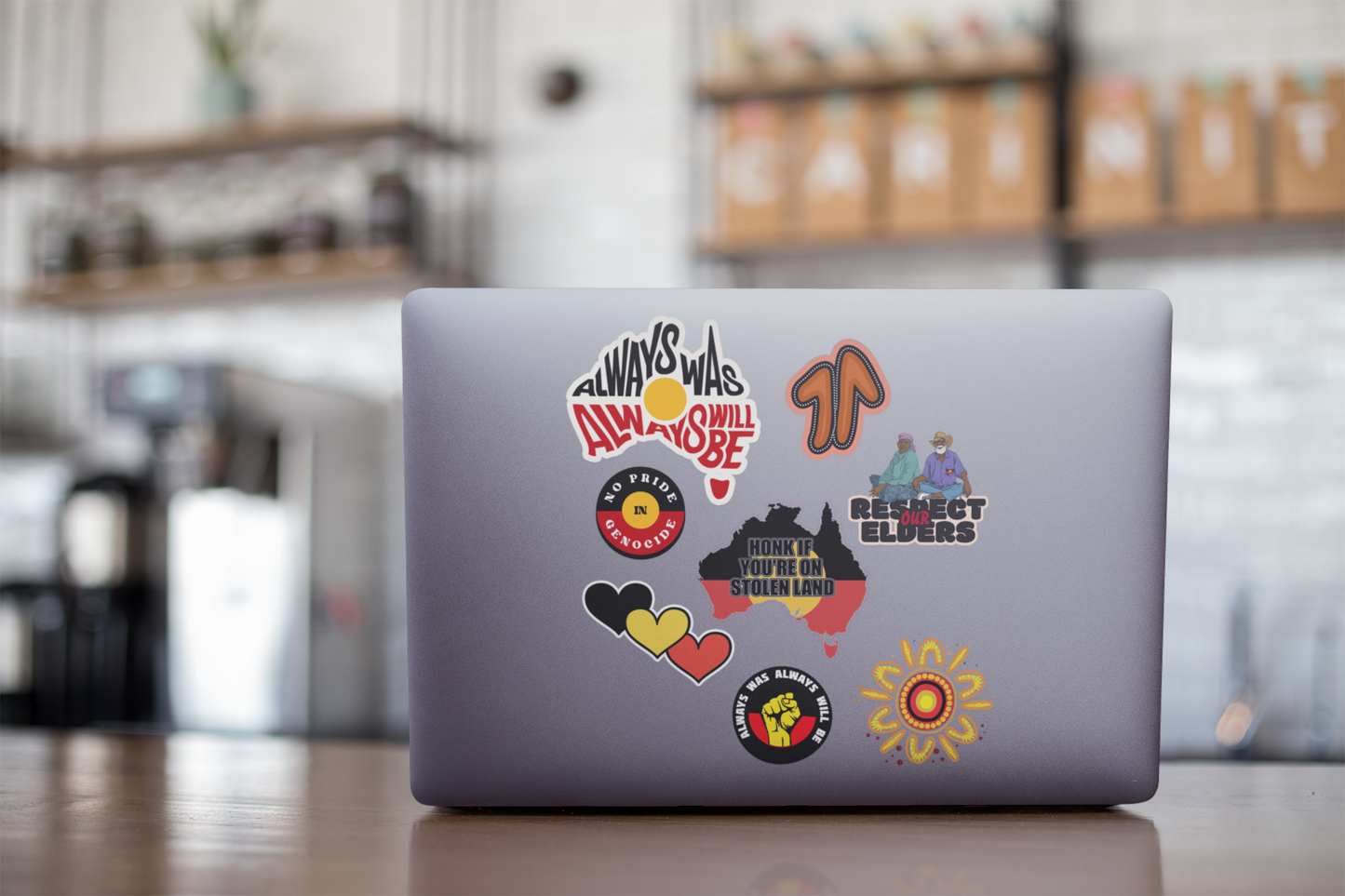 Aboriginal Sticker pack of 8