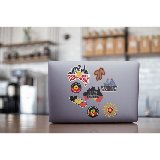Aboriginal Sticker pack of 8