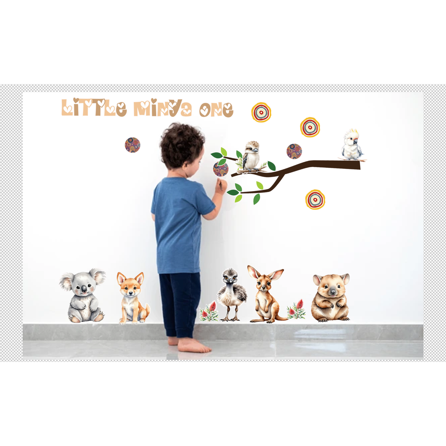 Little Minya One Kids Wall Decal / Print