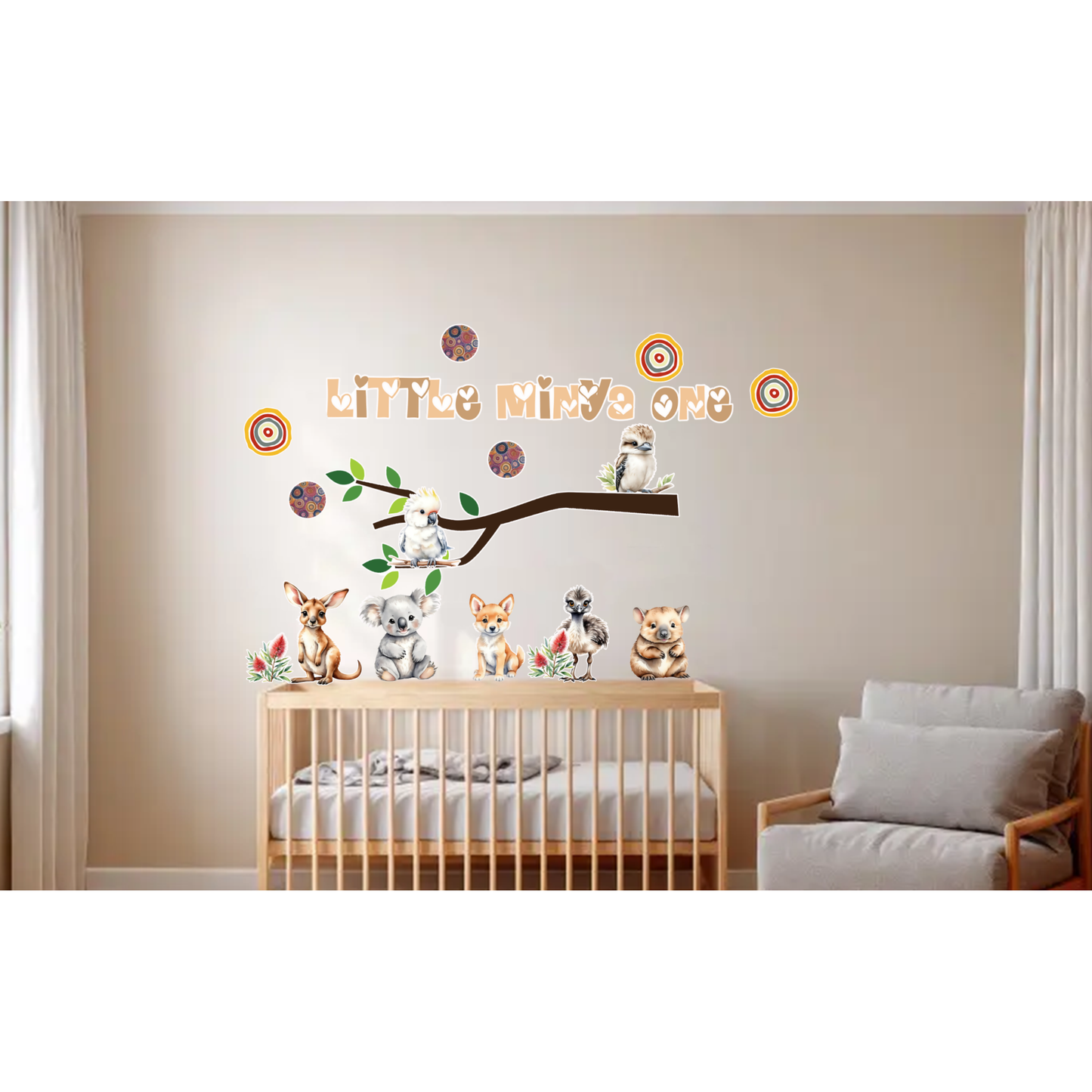 Little Minya One Kids Wall Decal / Print