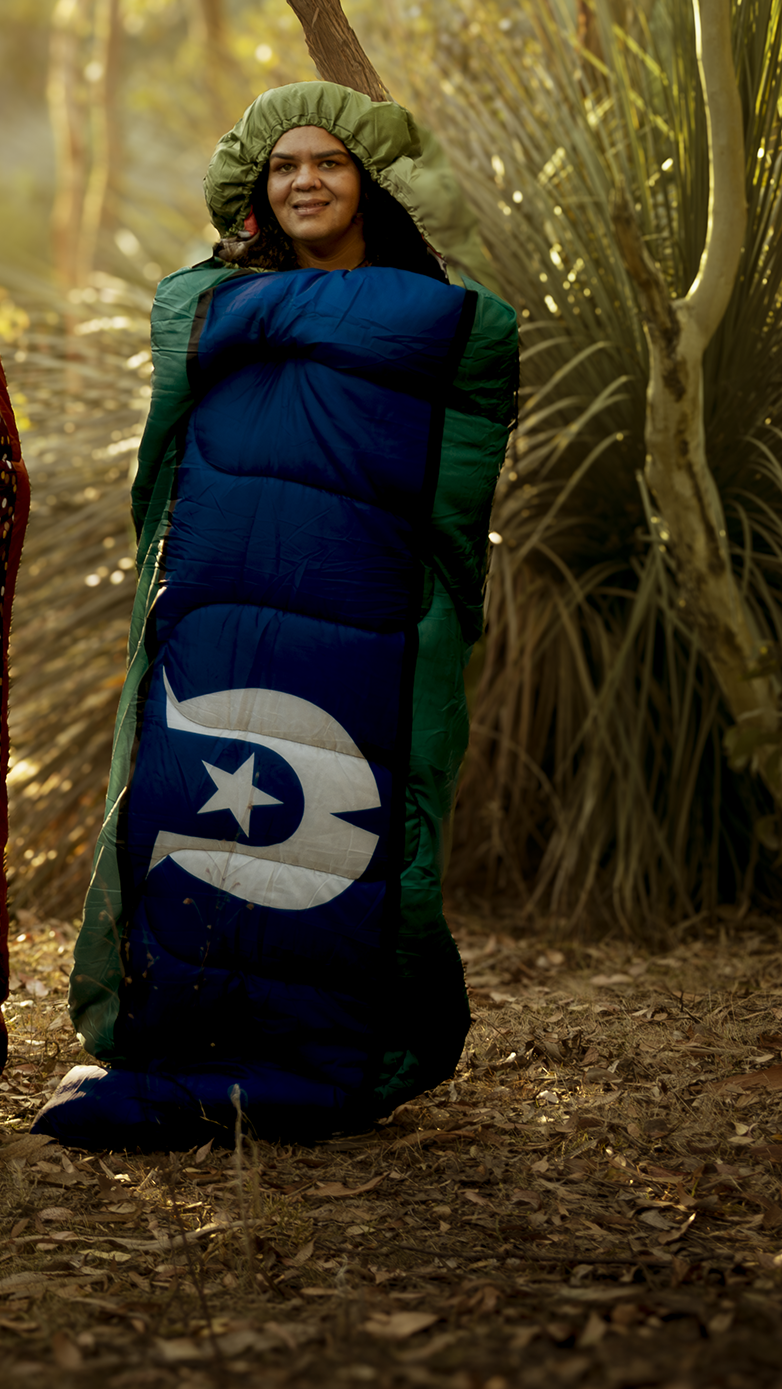 Torres Strait Islander flag Sleeping Bags