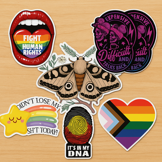 Custom Premium Die-Cut Stickers  Upload your file   see below for instructions