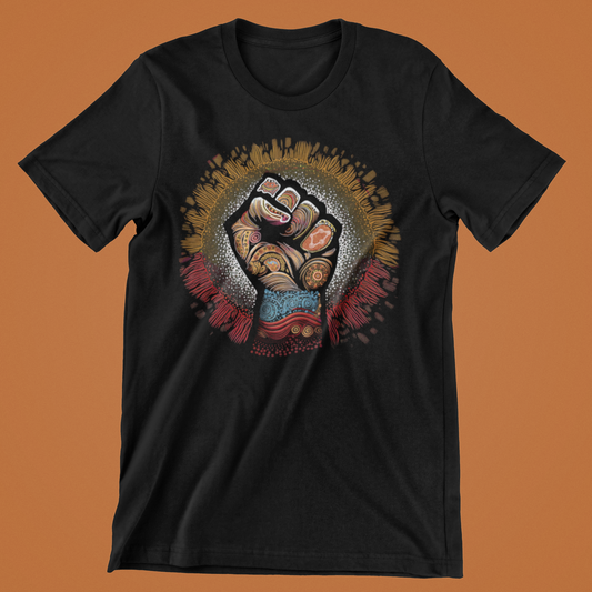 Unisex T-shirt  on black
