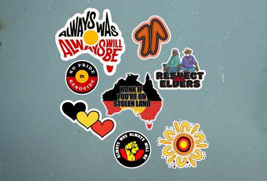 Aboriginal Sticker pack of 8