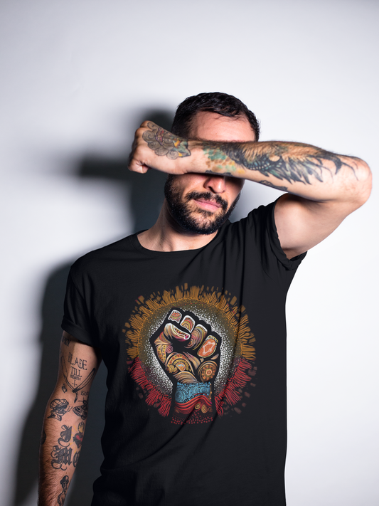 Unisex T-shirt  on black